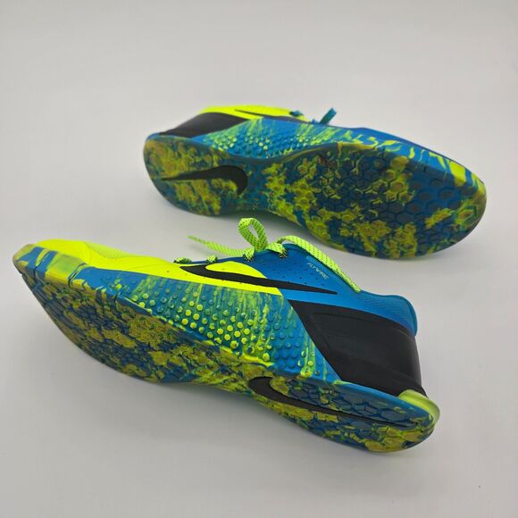 Nike Fuse Training Shoes Volt Yellow & Blue Men’s Running Sneakers Size 10 - Picture 2 of 9